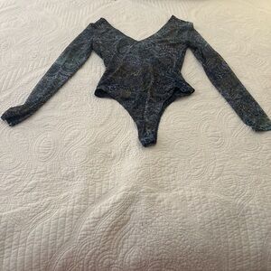 Socialite Multicolor Long Sleeve Bodysuit